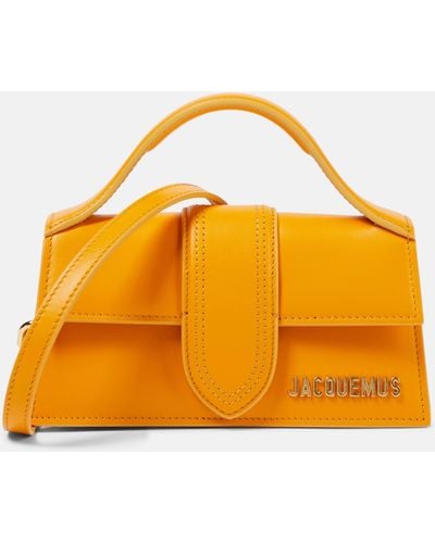 Jacquemus Le Bambino Small Leather Shoulder Bag - Orange