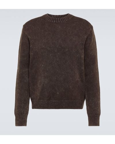Acne Studios Cotton Sweater - Brown
