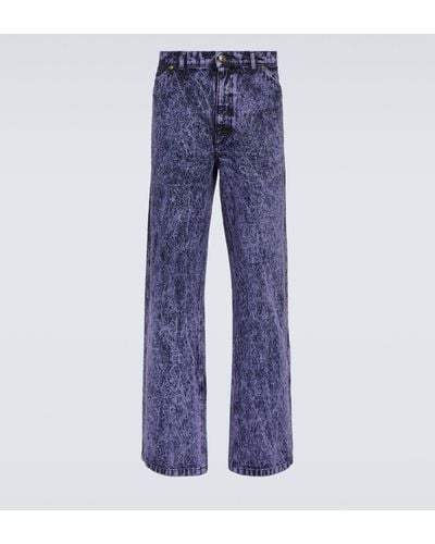 Marni Low-rise Straight Jeans - Blue