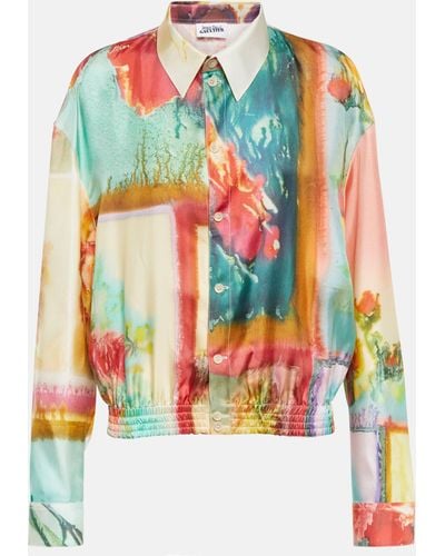 Jean Paul Gaultier Printed Silk Shirt - Multicolour