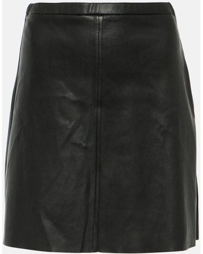Stouls Lucie Leather Skirt - Black