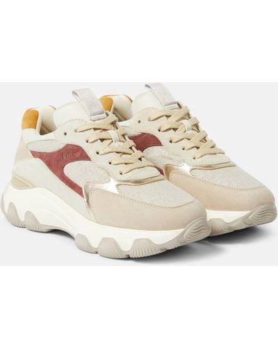 Hogan Hyperactive Leather Sneakers - White