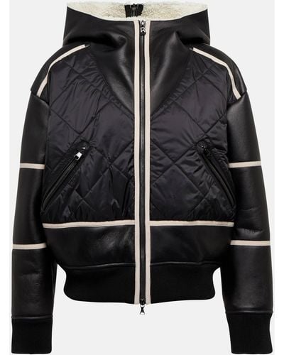Bogner Lomi Shearling-lined Leather Jacket - Black