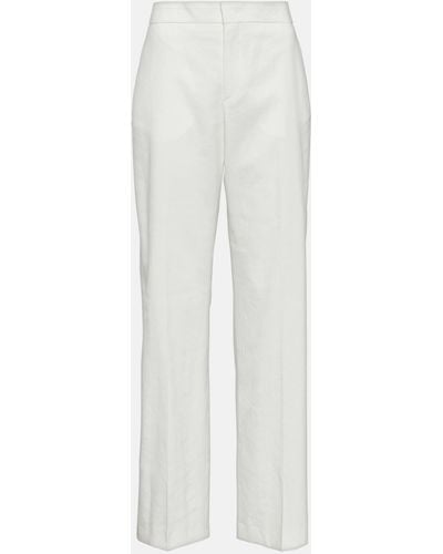 Isabel Marant Scarly Wide-leg Pants - White