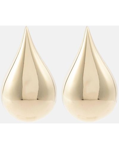 Mateo Water Droplet 14kt Gold Earrings - Natural