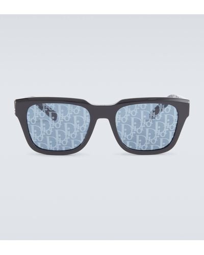 Dior B23 S1i Logo D-frame Acetate Sunglasses - Blue