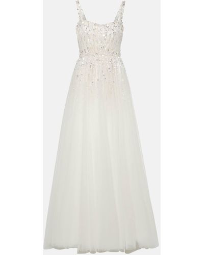 Jenny Packham Bridal Astrid Embellished Gown - White
