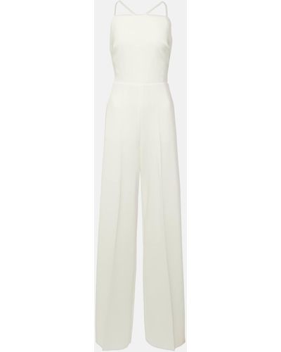 Max Mara "elvy Wide-leg Jumpsuit - White