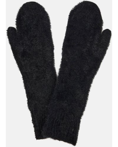 Isabel Marant Manray Knitted Mittens - Blue