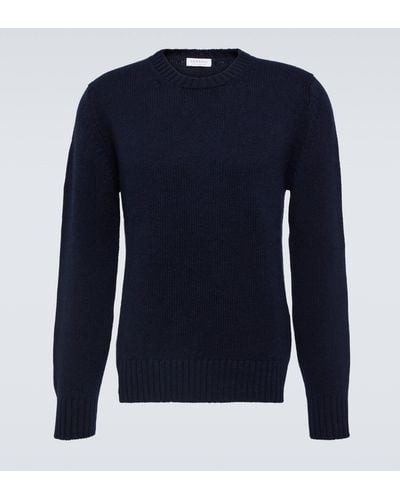 Sunspel Cashmere Sweater - Blue