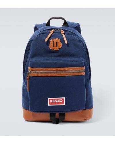 KENZO Explore Canvas Backpack - Blue