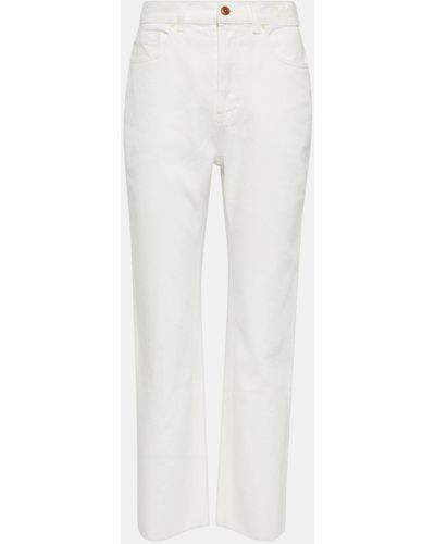 Chloé High-rise Straight Jeans - White