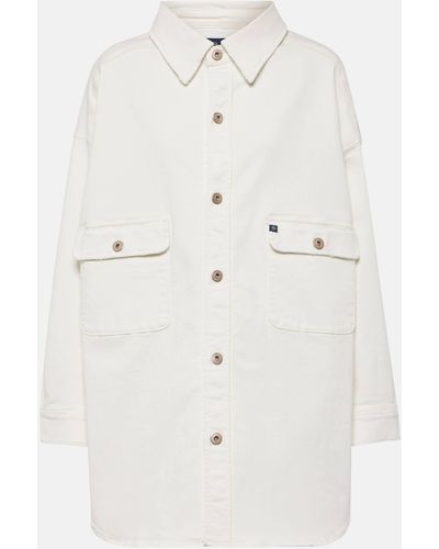AG Jeans Oversized Denim Jacket - White
