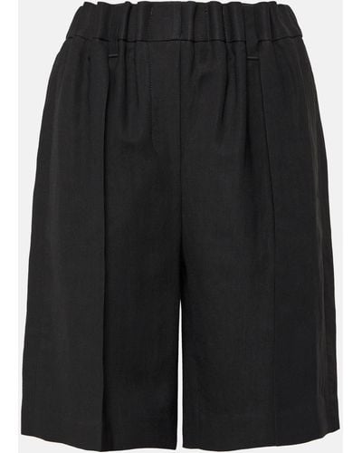 Brunello Cucinelli Twill Shorts - Black