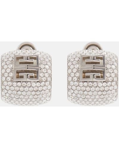 Givenchy 4g Crystal-embellished Earrings - White