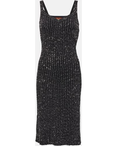 Missoni Sequin-embellished Ribbed Dress - Black