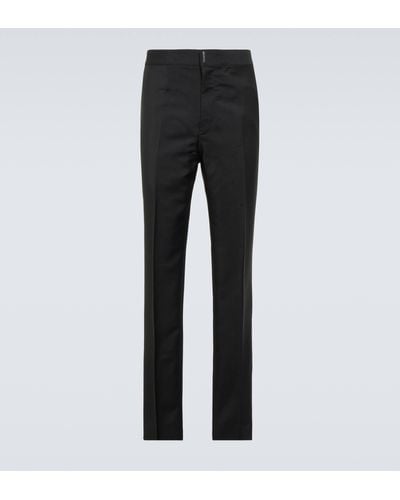 Givenchy Wool And Mohair Pants - Black