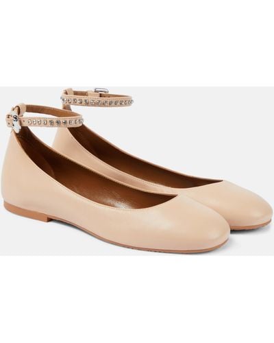 See By Chloé Chany Leather Ballet Flats - Brown
