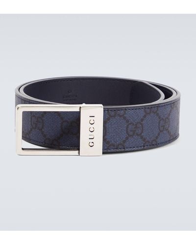 Gucci GG Canvas Belt - Blue
