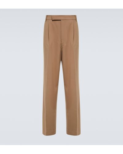 Frankie Shop Beo Pleated Pants - Natural