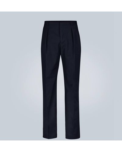 Valentino Straight-fit Pants - Blue