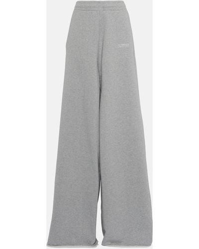 Vetements Oversized Cotton-blend Sweatpants - Grey