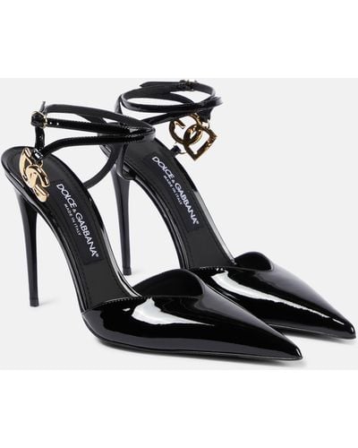 Dolce & Gabbana Patent Leather Pumps - Black