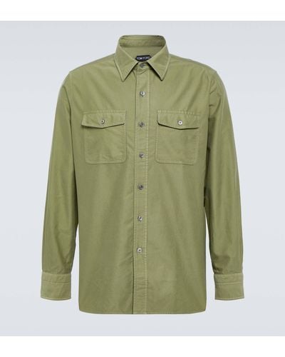 Tom Ford Cotton Shirt - Green
