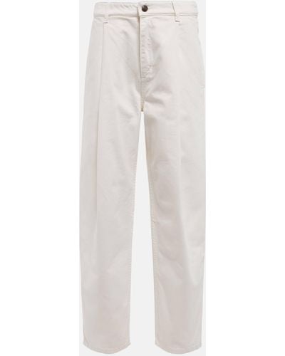 Magda Butrym High-rise Straight Jeans - White