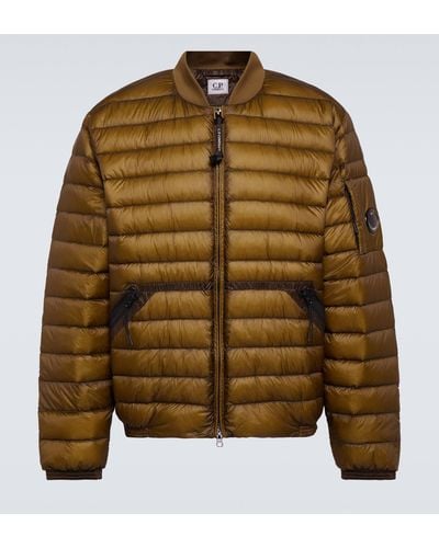 C.P. Company D.d. Shell Down Bomber Jacket - Brown