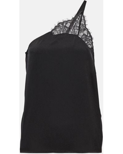 JW Anderson Lace-trimmed Satin Camisole - Black