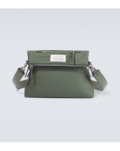 Maison Margiela Soft 5ac Leather Crossbody Bag - Green