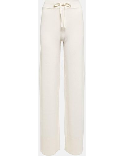 Valentino Cashmere Sweatpants - White