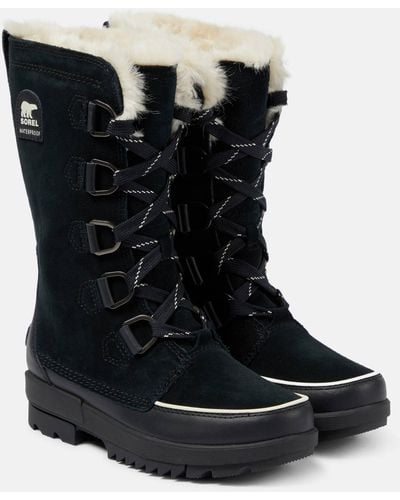 Sorel Torinotm Ii Tall Suede Snow Boots - Black