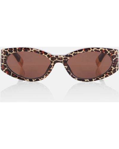 Jacquemus Les Lunettes Ovalo Cat-eye Sunglasses - Brown