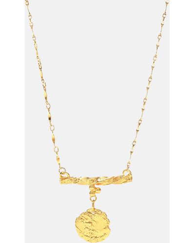 Alighieri The Impossible Horizon 24kt Gold-plated Bronze Necklace - Metallic
