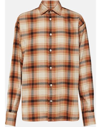 Polo Ralph Lauren Plaid Cotton Shirt - Brown