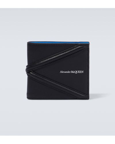 Alexander McQueen Bifold Leather Wallet - Black