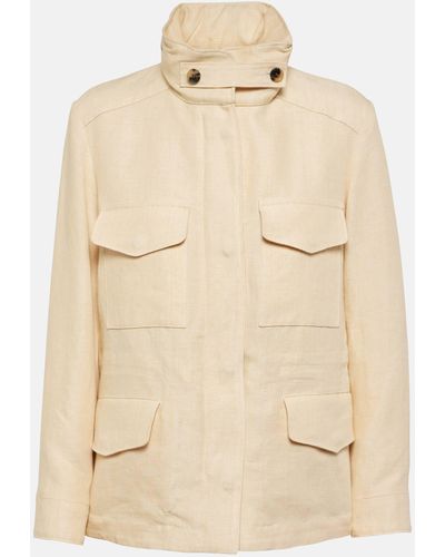 Loro Piana Linen Jacket - Natural