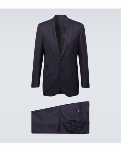 Brioni Virgin Wool Suit - Blue