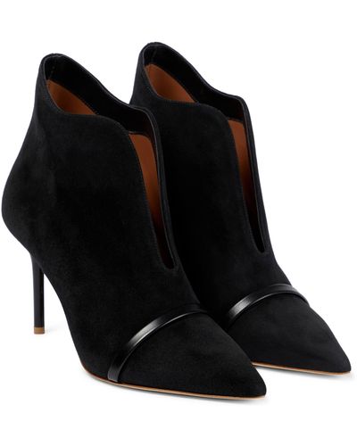 Malone Souliers Cora Suede Ankle Boots - Black