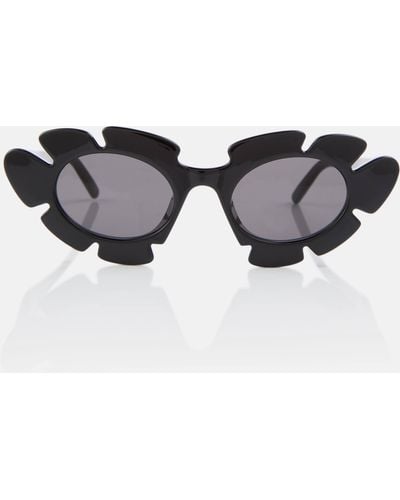 Loewe X Paula's Ibiza 47mm Flower Sunglasses - Black