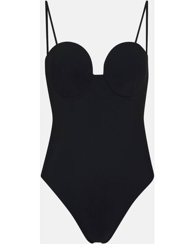 Magda Butrym Bustier Swimsuit - Black