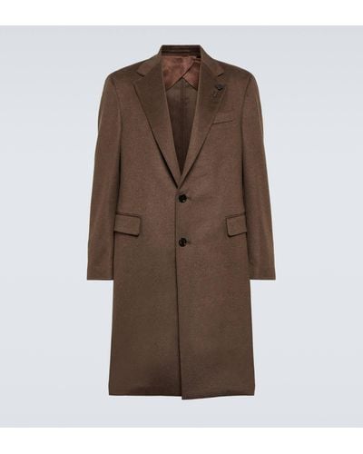 Lardini Cashmere Coat - Brown