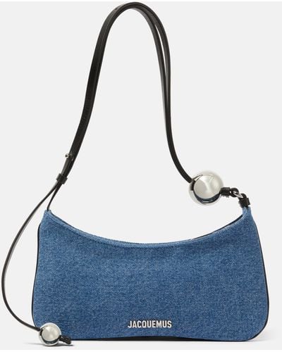 Jacquemus Le Bisou Perle Shoulder Bag - Blue