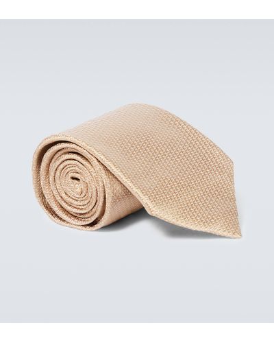 Tom Ford Silk Tie - Natural