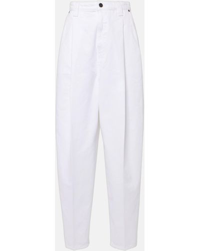 Khaite Ashford High-rise Straight Jeans - White