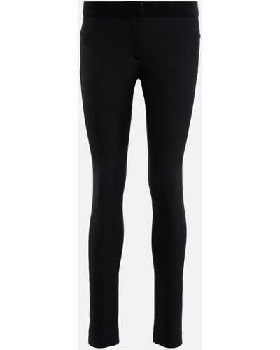 Veronica Beard Scuba Nylon-blend leggings - Black