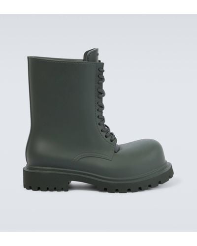 Balenciaga Steroid Rubber Boots - Green