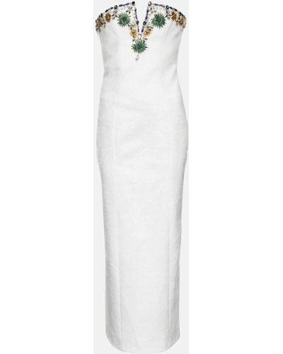 Miss Sohee Embellished Gown - White